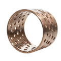 FB092  Customized Bronze Wrapped Bearing Buje Con Perforaciones